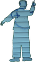 The tape figure at location 376, remembering Mary Domenica Stanley