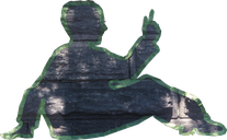 The tape figure at location 396, dedicated to Klaus Bothe