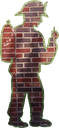 The tape figure at location 415, dedicated to Robert McPadden