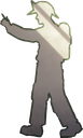 The tape figure at location 418, dedicated to Timothy McSweeney