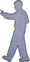 The tape figure at location 434, dedicated to Gerald F Hardacre