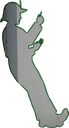 The tape figure at location 449, dedicated to John Moran
