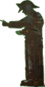 The tape figure at location 487, dedicated to Orio Palmer