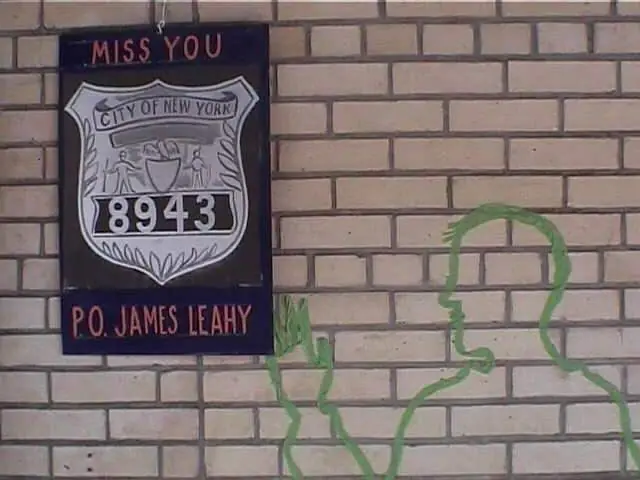 Photograph 6 of 6 of the drawing dedicated to James Patrick Leahy.