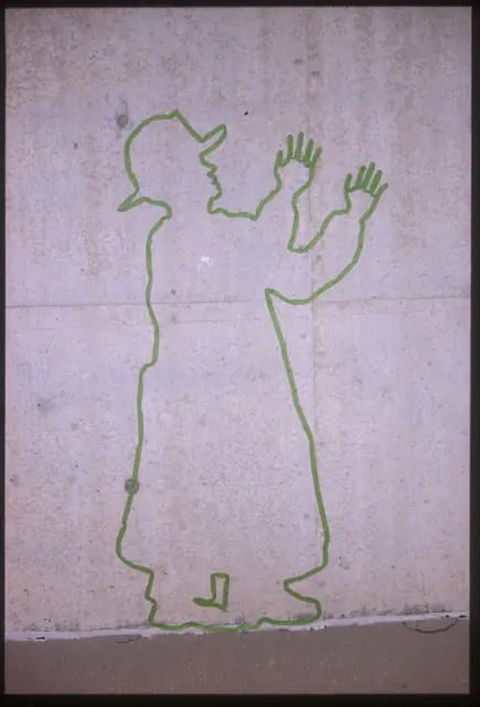 Photograph 1 of 2 of the drawing dedicated to Arthur Barry.