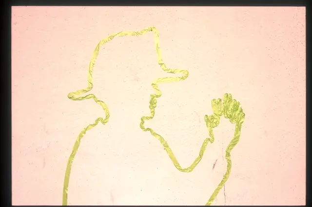 Photograph 4 of 4 of the drawing dedicated to Michael Brennan.