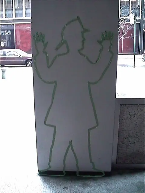 Photograph 6 of 9 of the drawing dedicated to David Fontana.